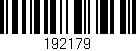 Código de barras (EAN, GTIN, SKU, ISBN): '192179'