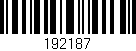 Código de barras (EAN, GTIN, SKU, ISBN): '192187'