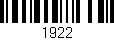 Código de barras (EAN, GTIN, SKU, ISBN): '1922'