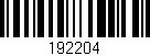 Código de barras (EAN, GTIN, SKU, ISBN): '192204'