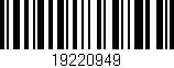Código de barras (EAN, GTIN, SKU, ISBN): '19220949'