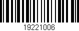Código de barras (EAN, GTIN, SKU, ISBN): '19221006'