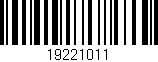 Código de barras (EAN, GTIN, SKU, ISBN): '19221011'