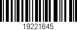 Código de barras (EAN, GTIN, SKU, ISBN): '19221645'