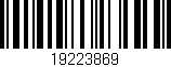 Código de barras (EAN, GTIN, SKU, ISBN): '19223869'