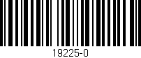 Código de barras (EAN, GTIN, SKU, ISBN): '19225-0'