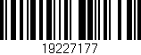 Código de barras (EAN, GTIN, SKU, ISBN): '19227177'