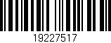 Código de barras (EAN, GTIN, SKU, ISBN): '19227517'