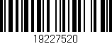 Código de barras (EAN, GTIN, SKU, ISBN): '19227520'