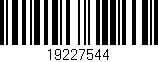 Código de barras (EAN, GTIN, SKU, ISBN): '19227544'