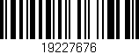 Código de barras (EAN, GTIN, SKU, ISBN): '19227676'