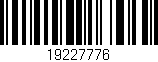 Código de barras (EAN, GTIN, SKU, ISBN): '19227776'