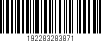 Código de barras (EAN, GTIN, SKU, ISBN): '192283283871'