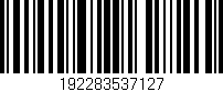 Código de barras (EAN, GTIN, SKU, ISBN): '192283537127'