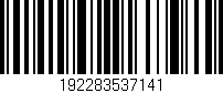 Código de barras (EAN, GTIN, SKU, ISBN): '192283537141'