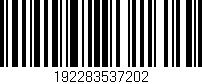 Código de barras (EAN, GTIN, SKU, ISBN): '192283537202'