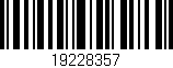Código de barras (EAN, GTIN, SKU, ISBN): '19228357'