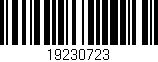 Código de barras (EAN, GTIN, SKU, ISBN): '19230723'