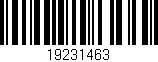 Código de barras (EAN, GTIN, SKU, ISBN): '19231463'
