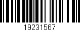 Código de barras (EAN, GTIN, SKU, ISBN): '19231567'