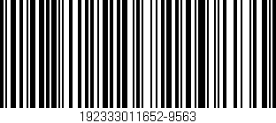 Código de barras (EAN, GTIN, SKU, ISBN): '192333011652-9563'