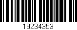 Código de barras (EAN, GTIN, SKU, ISBN): '19234353'