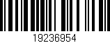 Código de barras (EAN, GTIN, SKU, ISBN): '19236954'