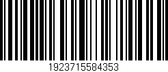 Código de barras (EAN, GTIN, SKU, ISBN): '1923715584353'