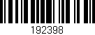 Código de barras (EAN, GTIN, SKU, ISBN): '192398'