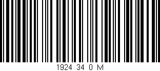 Código de barras (EAN, GTIN, SKU, ISBN): '1924_34_0_M'