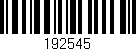 Código de barras (EAN, GTIN, SKU, ISBN): '192545'