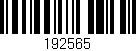 Código de barras (EAN, GTIN, SKU, ISBN): '192565'