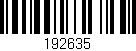 Código de barras (EAN, GTIN, SKU, ISBN): '192635'