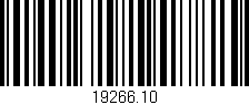 Código de barras (EAN, GTIN, SKU, ISBN): '19266.10'