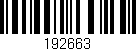 Código de barras (EAN, GTIN, SKU, ISBN): '192663'
