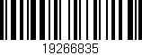 Código de barras (EAN, GTIN, SKU, ISBN): '19266835'