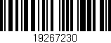 Código de barras (EAN, GTIN, SKU, ISBN): '19267230'