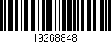 Código de barras (EAN, GTIN, SKU, ISBN): '19268848'