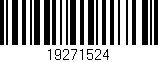 Código de barras (EAN, GTIN, SKU, ISBN): '19271524'