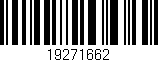 Código de barras (EAN, GTIN, SKU, ISBN): '19271662'