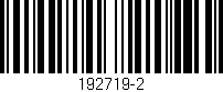 Código de barras (EAN, GTIN, SKU, ISBN): '192719-2'