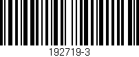 Código de barras (EAN, GTIN, SKU, ISBN): '192719-3'