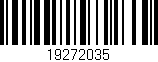 Código de barras (EAN, GTIN, SKU, ISBN): '19272035'