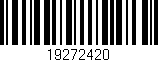 Código de barras (EAN, GTIN, SKU, ISBN): '19272420'