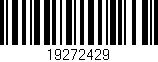 Código de barras (EAN, GTIN, SKU, ISBN): '19272429'