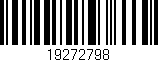 Código de barras (EAN, GTIN, SKU, ISBN): '19272798'