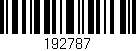 Código de barras (EAN, GTIN, SKU, ISBN): '192787'