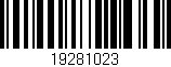 Código de barras (EAN, GTIN, SKU, ISBN): '19281023'