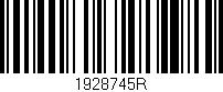 Código de barras (EAN, GTIN, SKU, ISBN): '1928745R'