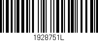 Código de barras (EAN, GTIN, SKU, ISBN): '1928751L'